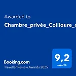 Chambre_privee_collioure_centre Δωμάτια σε οικογενειακή κατοικία Κολιούρ